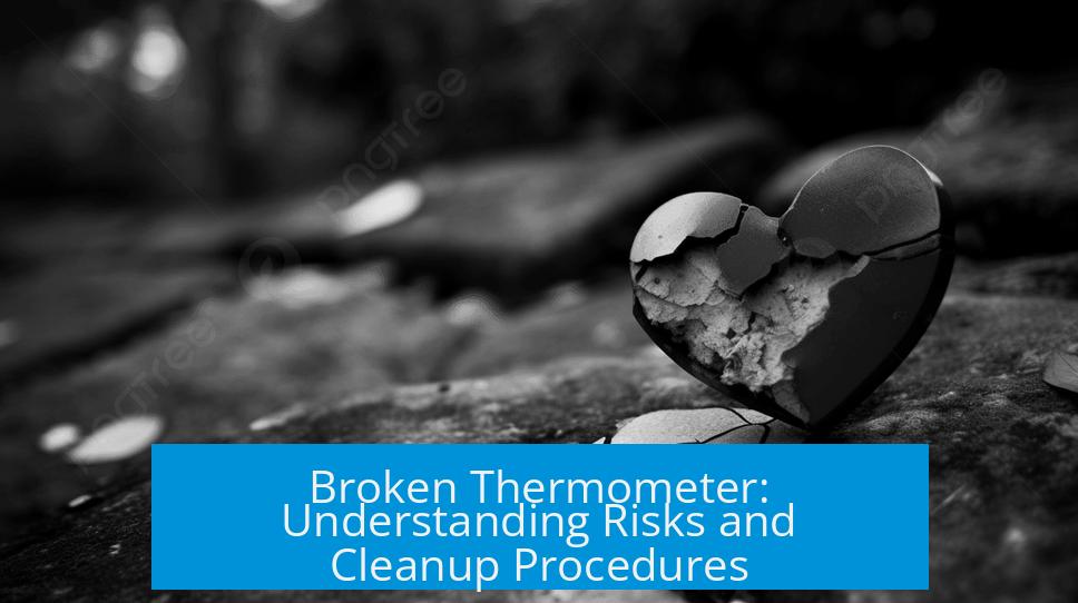 Broken Thermometer: Understanding Risks and Cleanup Procedures