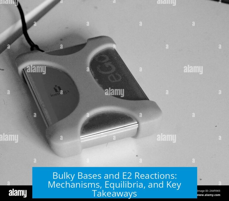 Bulky Bases and E2 Reactions: Mechanisms, Equilibria, and Key Takeaways