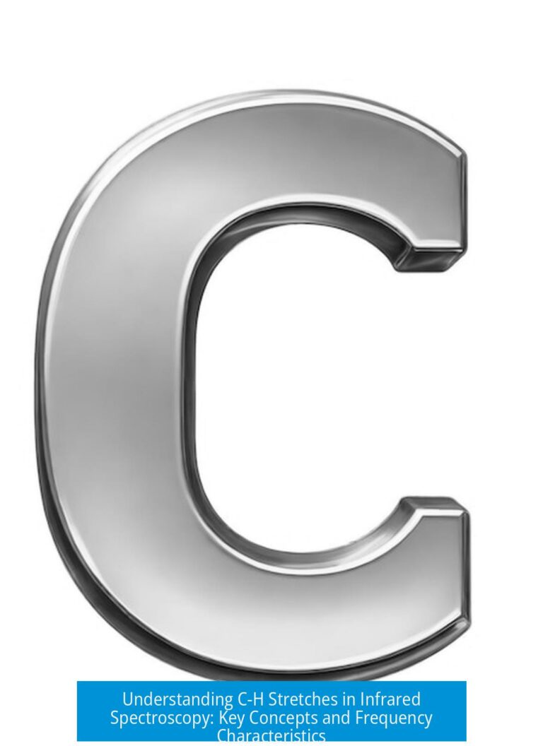 Understanding C-H Stretches in Infrared Spectroscopy: Key Concepts and Frequency Characteristics