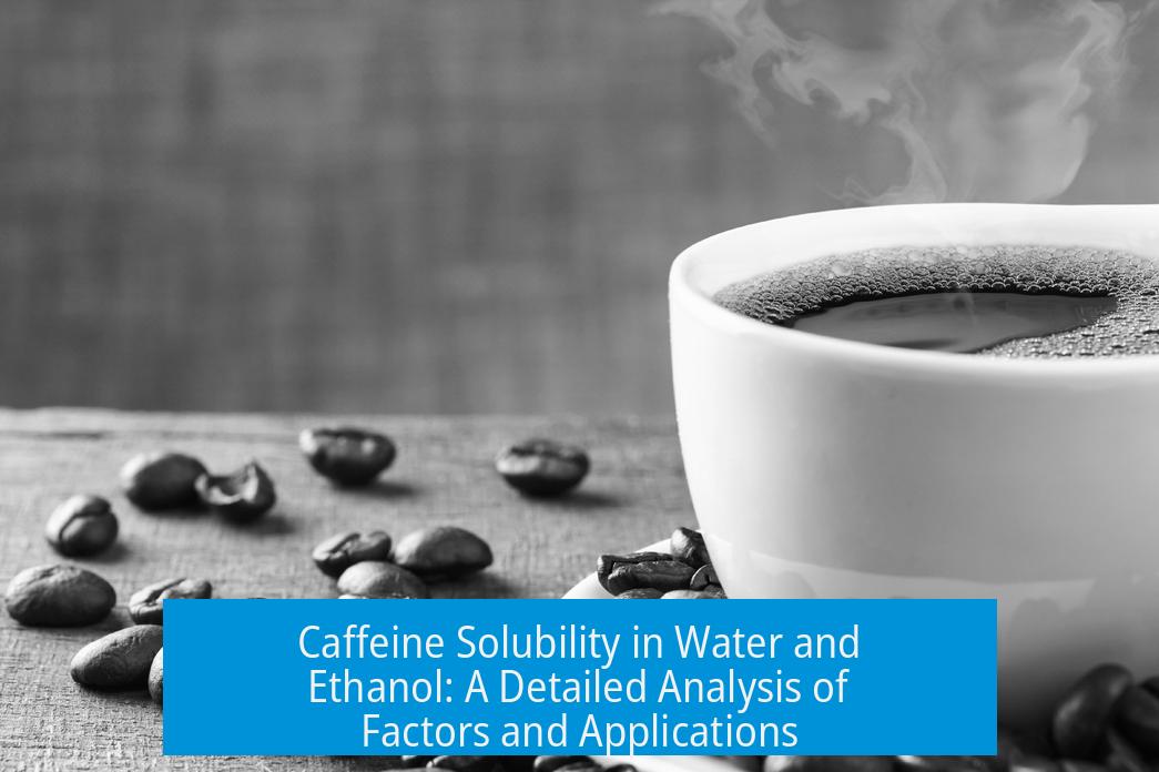 Caffeine Solubility in Water and Ethanol: A Detailed Analysis of Factors and Applications