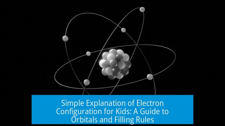 Simple Explanation of Electron Configuration for Kids: A Guide to Orbitals and Filling Rules