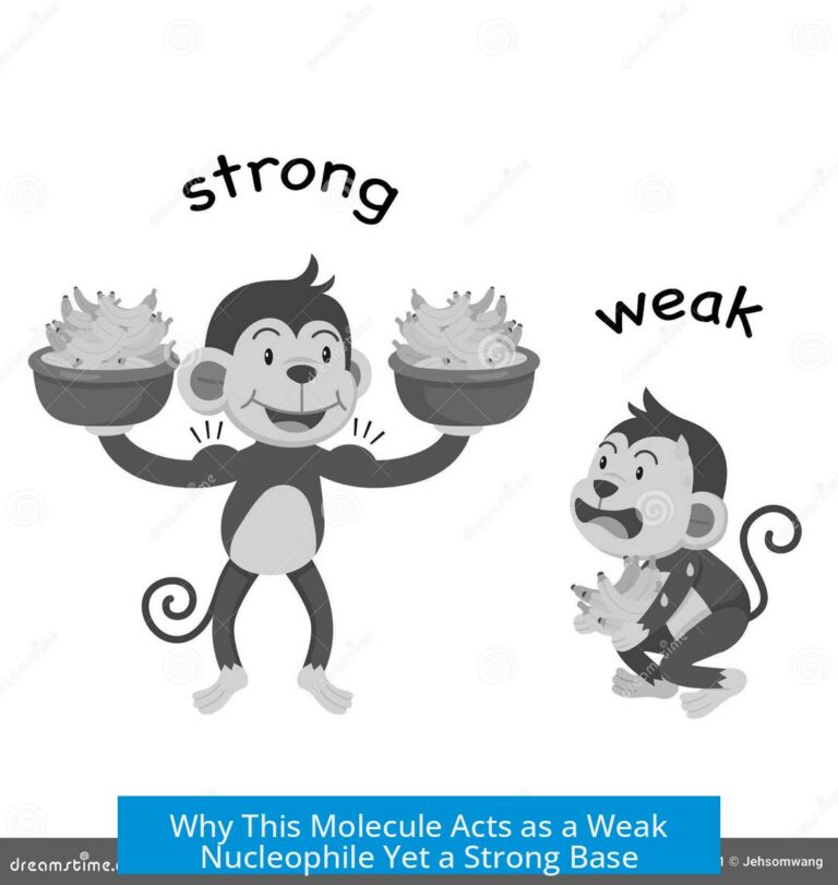 Why This Molecule Acts as a Weak Nucleophile Yet a Strong Base