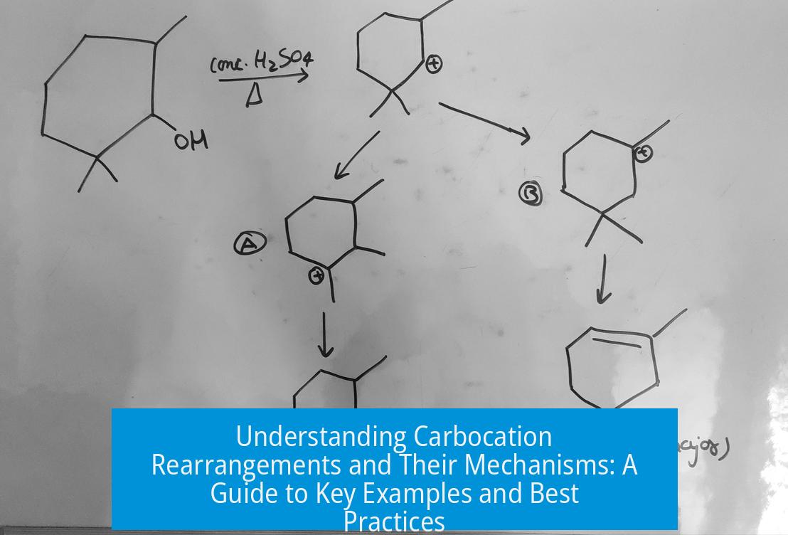 Understanding Carbocation Rearrangements and Their Mechanisms: A Guide to Key Examples and Best Practices
