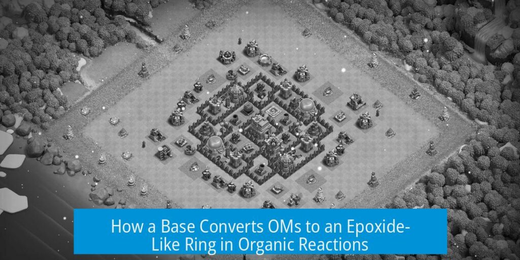 How a Base Converts OMs to an Epoxide-Like Ring in Organic Reactions