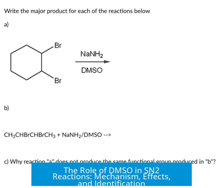 The Role of DMSO in SN2 Reactions: Mechanism, Effects, and Identification
