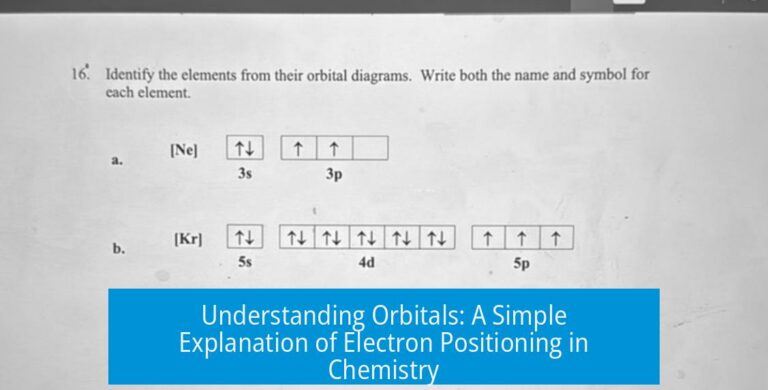 Understanding Orbitals: A Simple Explanation of Electron Positioning in Chemistry