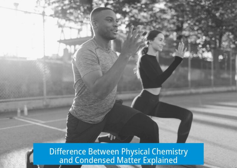 Difference Between Physical Chemistry and Condensed Matter Explained