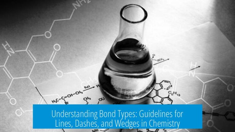 Understanding Bond Types: Guidelines for Lines, Dashes, and Wedges in Chemistry