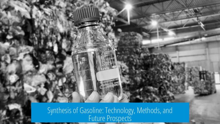 Synthesis of Gasoline: Technology, Methods, and Future Prospects