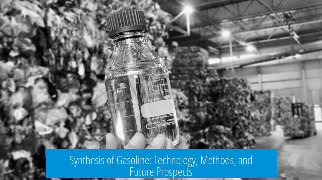 Synthesis of Gasoline: Technology, Methods, and Future Prospects