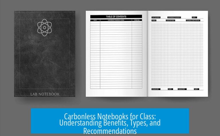 Carbonless Notebooks for Class: Understanding Benefits, Types, and Recommendations