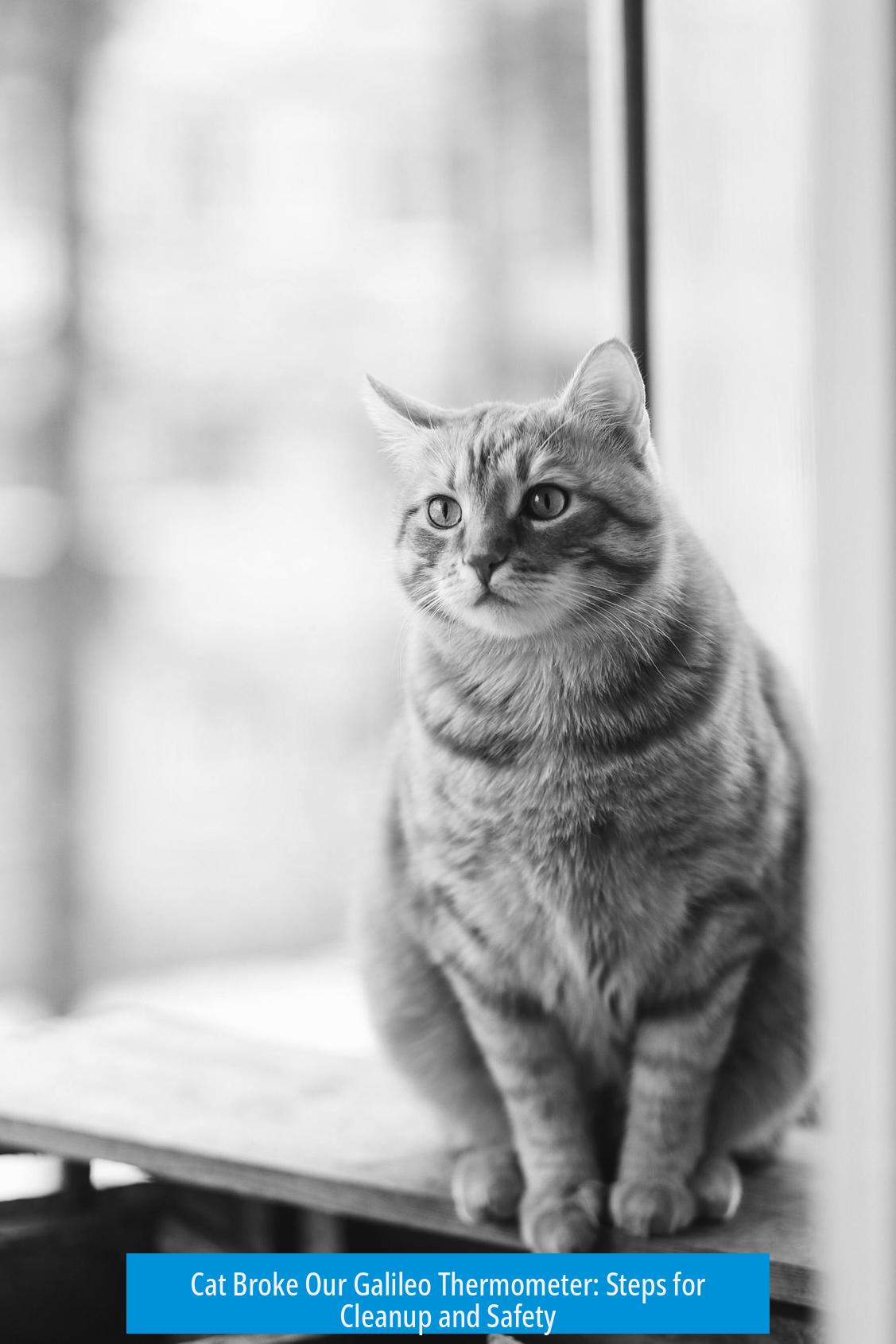 Cat Broke Our Galileo Thermometer: Steps for Cleanup and Safety