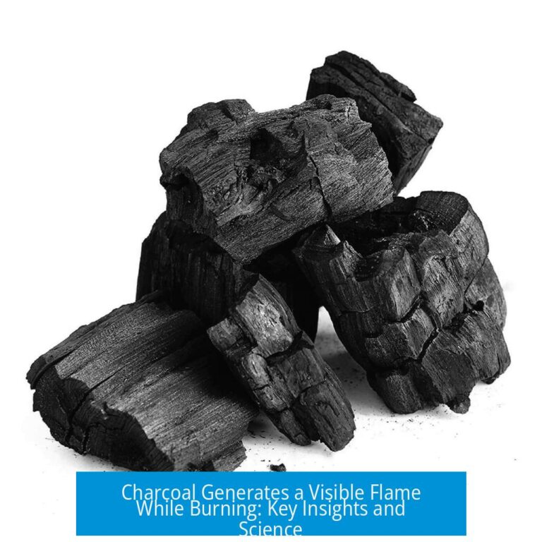 Charcoal Generates a Visible Flame While Burning: Key Insights and Science