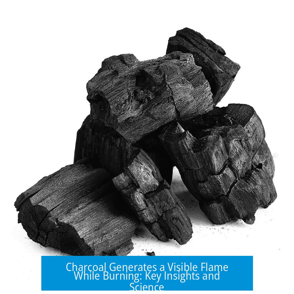 Charcoal Generates a Visible Flame While Burning: Key Insights and Science