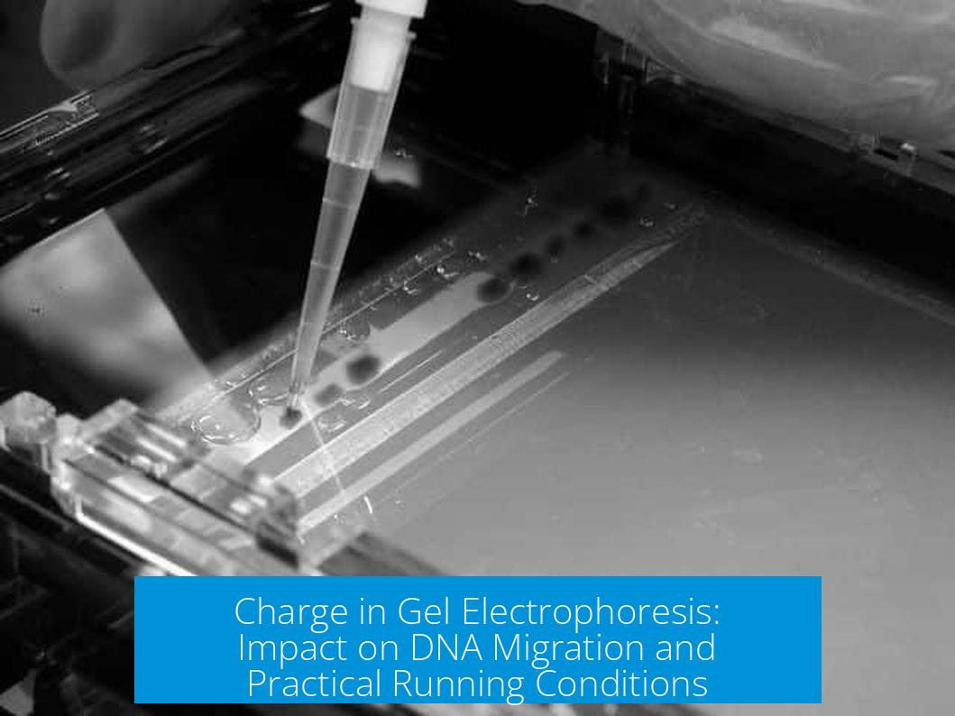 Charge in Gel Electrophoresis: Impact on DNA Migration and Practical Running Conditions