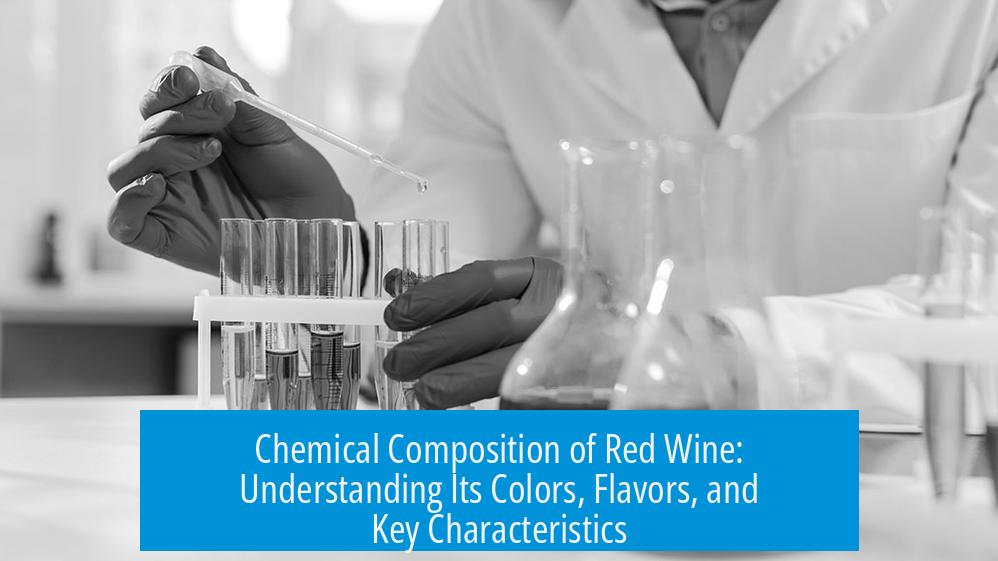Chemical Composition of Red Wine: Understanding Its Colors, Flavors, and Key Characteristics