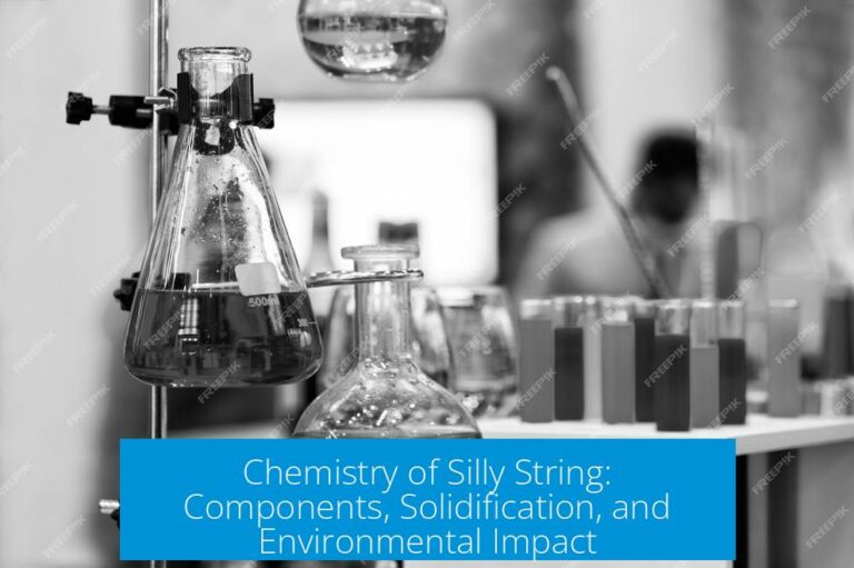 Chemistry of Silly String: Components, Solidification, and Environmental Impact
