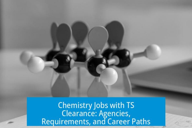 Chemistry Jobs with TS Clearance: Agencies, Requirements, and Career Paths