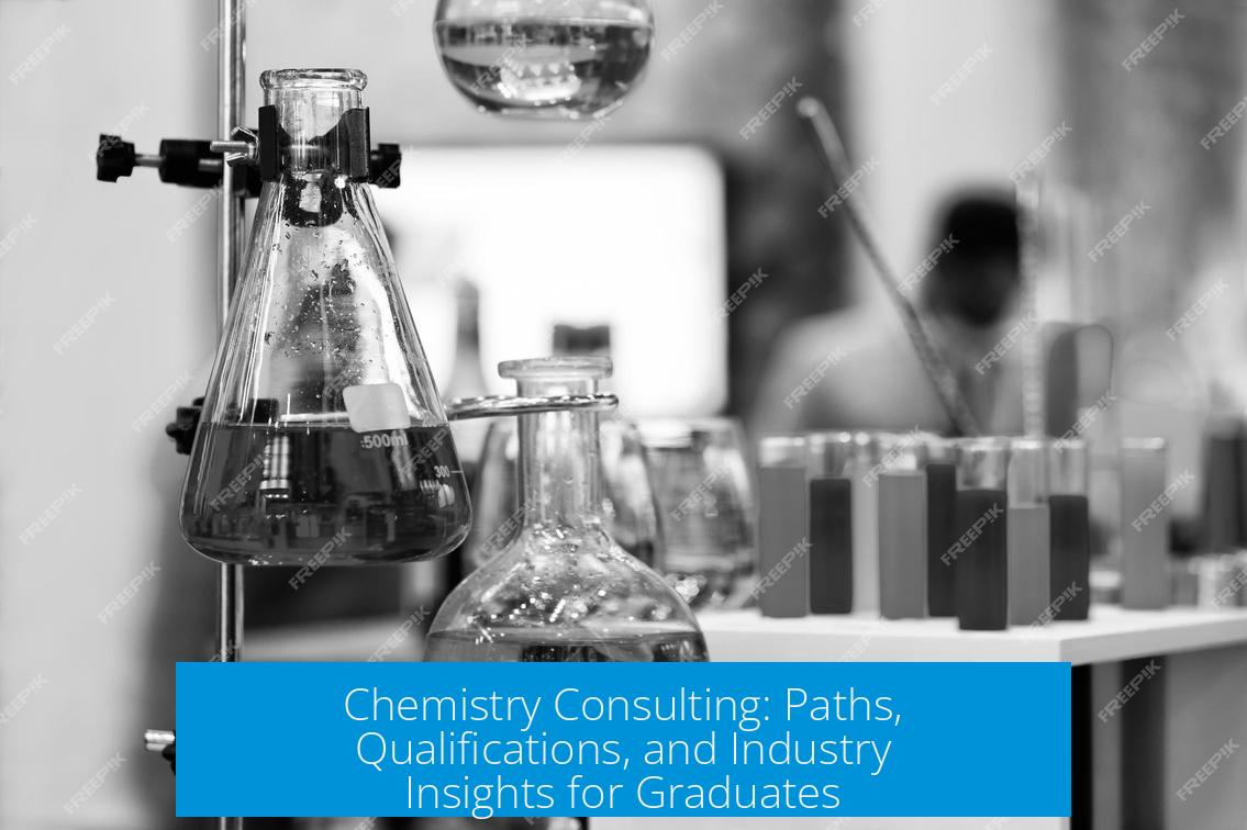 Chemistry Consulting: Paths, Qualifications, and Industry Insights for Graduates
