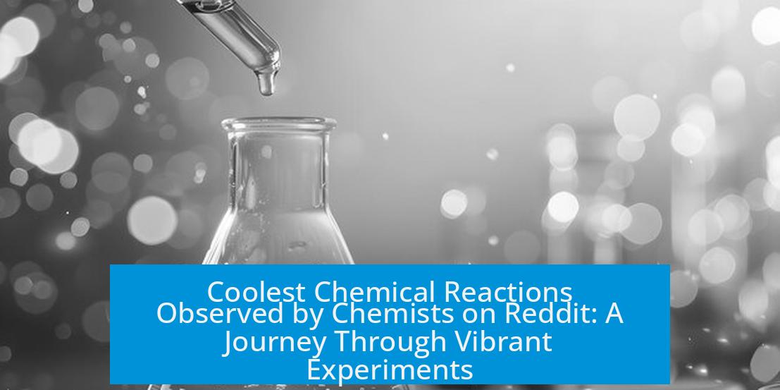 Coolest Chemical Reactions Observed by Chemists on Reddit: A Journey Through Vibrant Experiments