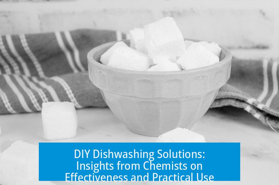 DIY Dishwashing Solutions: Insights from Chemists on Effectiveness and Practical Use