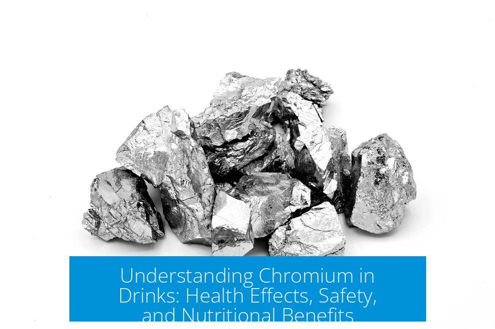 Understanding Chromium in Drinks: Health Effects, Safety, and Nutritional Benefits