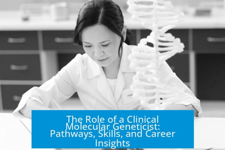 The Role of a Clinical Molecular Geneticist: Pathways, Skills, and Career Insights