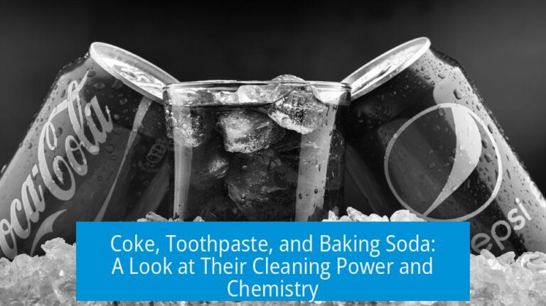 Coke, Toothpaste, and Baking Soda: A Look at Their Cleaning Power and Chemistry