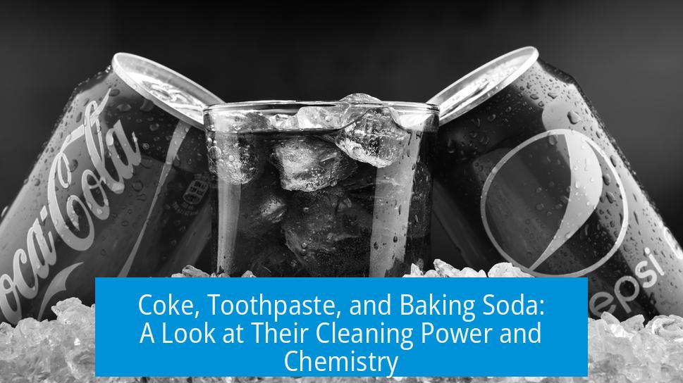 Coke, Toothpaste, and Baking Soda: A Look at Their Cleaning Power and Chemistry