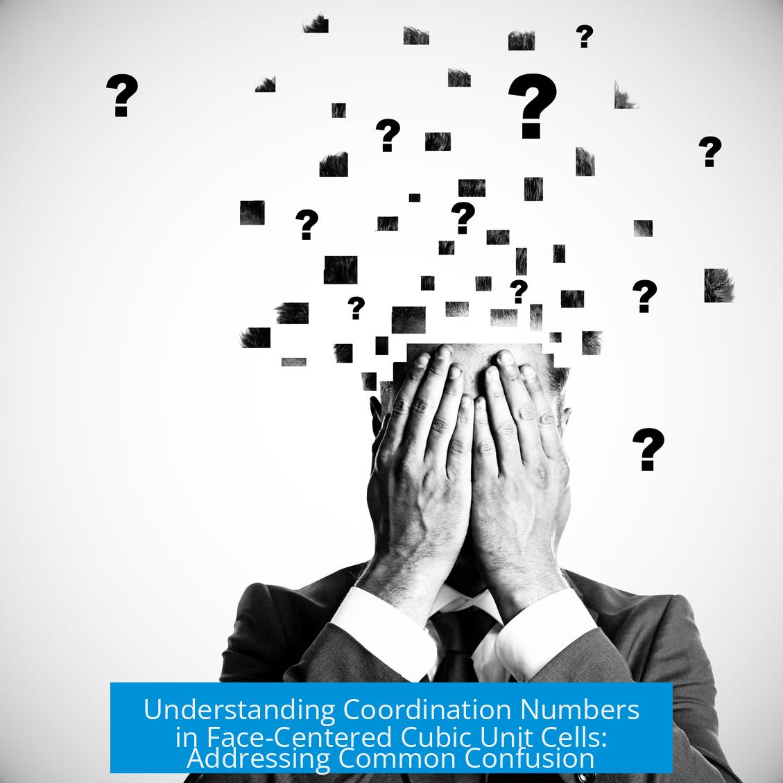 Understanding Coordination Numbers in Face-Centered Cubic Unit Cells: Addressing Common Confusion