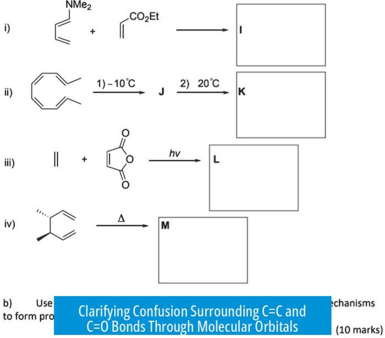 Clarifying Confusion Surrounding C=C and C=O Bonds Through Molecular Orbitals