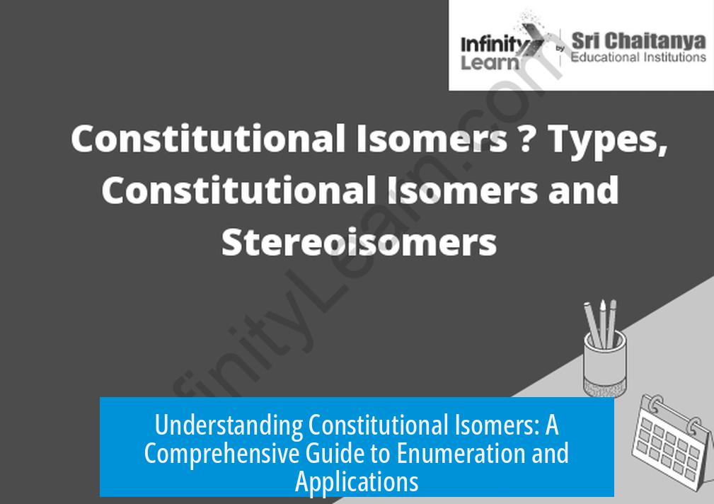 Understanding Constitutional Isomers: A Comprehensive Guide to Enumeration and Applications
