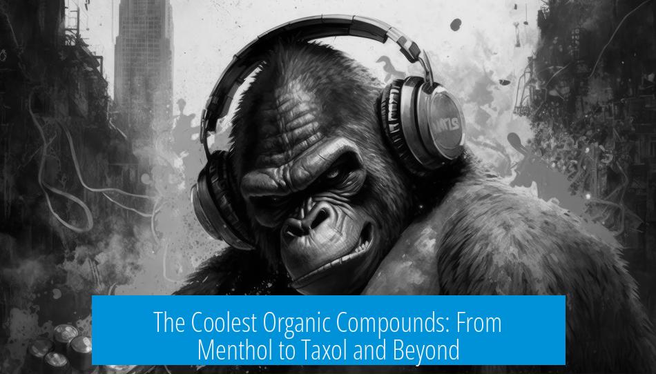 The Coolest Organic Compounds: From Menthol to Taxol and Beyond