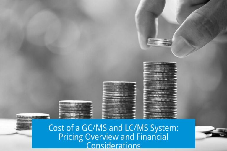Cost of a GC/MS and LC/MS System: Pricing Overview and Financial Considerations