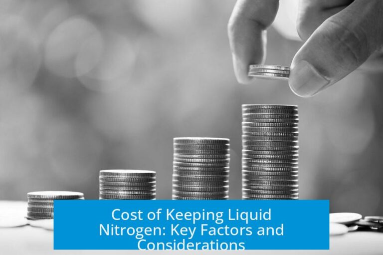 Cost of Keeping Liquid Nitrogen: Key Factors and Considerations
