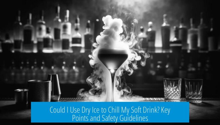 Could I Use Dry Ice to Chill My Soft Drink? Key Points and Safety Guidelines
