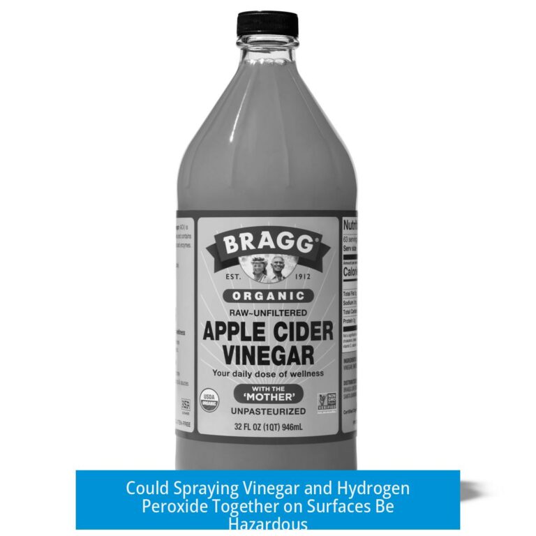 Could Spraying Vinegar and Hydrogen Peroxide Together on Surfaces Be Hazardous