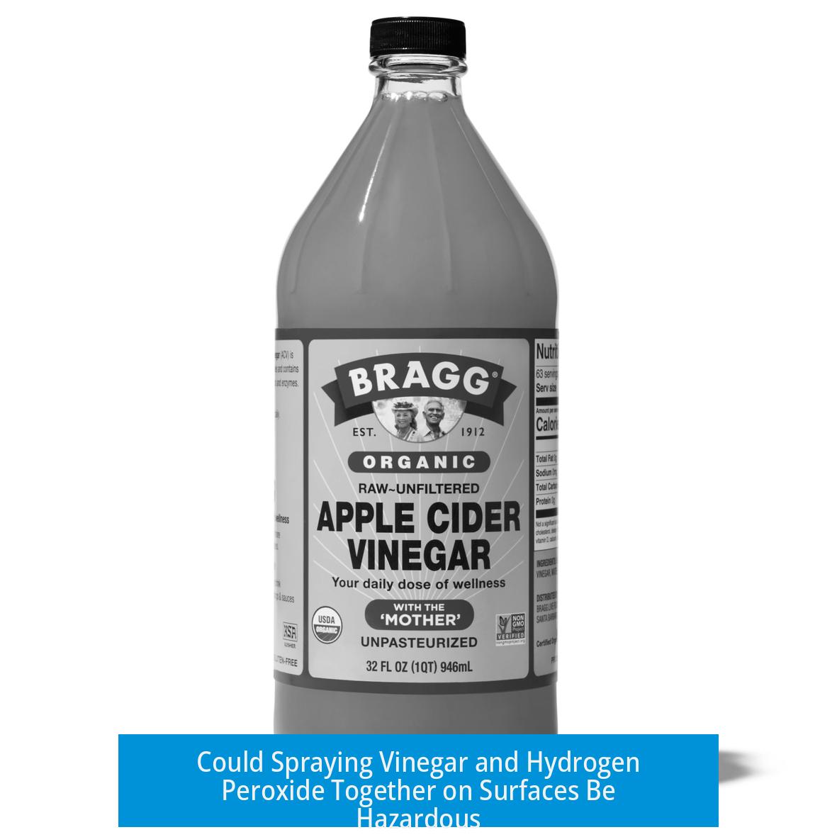 Could Spraying Vinegar and Hydrogen Peroxide Together on Surfaces Be Hazardous