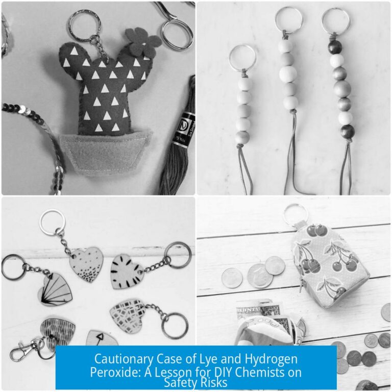 Cautionary Case of Lye and Hydrogen Peroxide: A Lesson for DIY Chemists on Safety Risks
