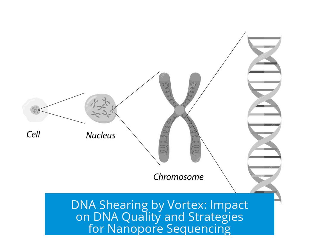 DNA Shearing by Vortex: Impact on DNA Quality and Strategies for Nanopore Sequencing