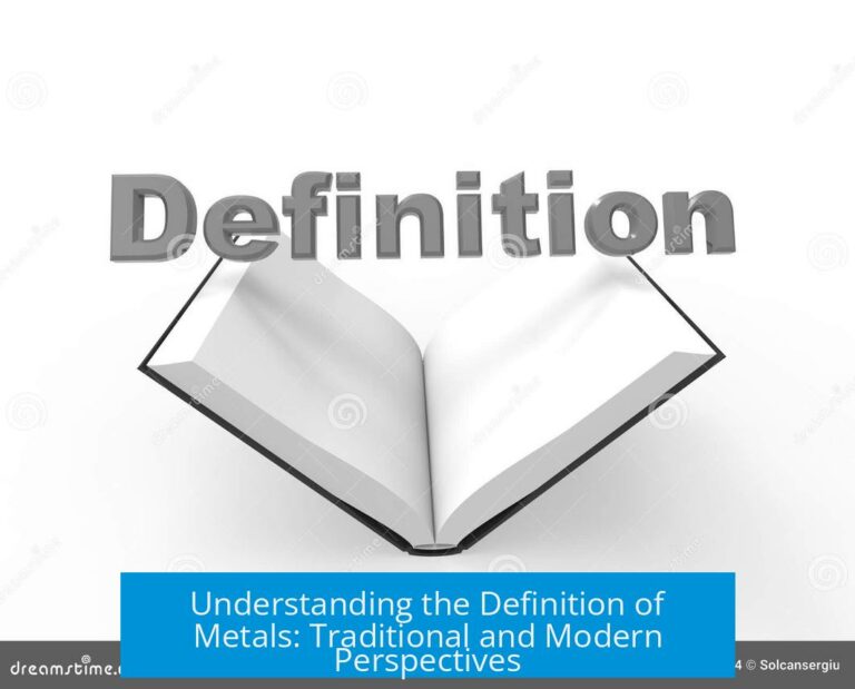 Understanding the Definition of Metals: Traditional and Modern Perspectives