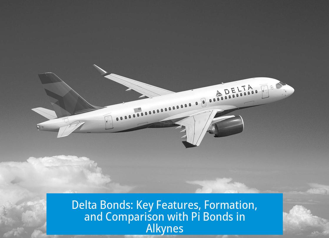 Delta Bonds: Key Features, Formation, and Comparison with Pi Bonds in Alkynes