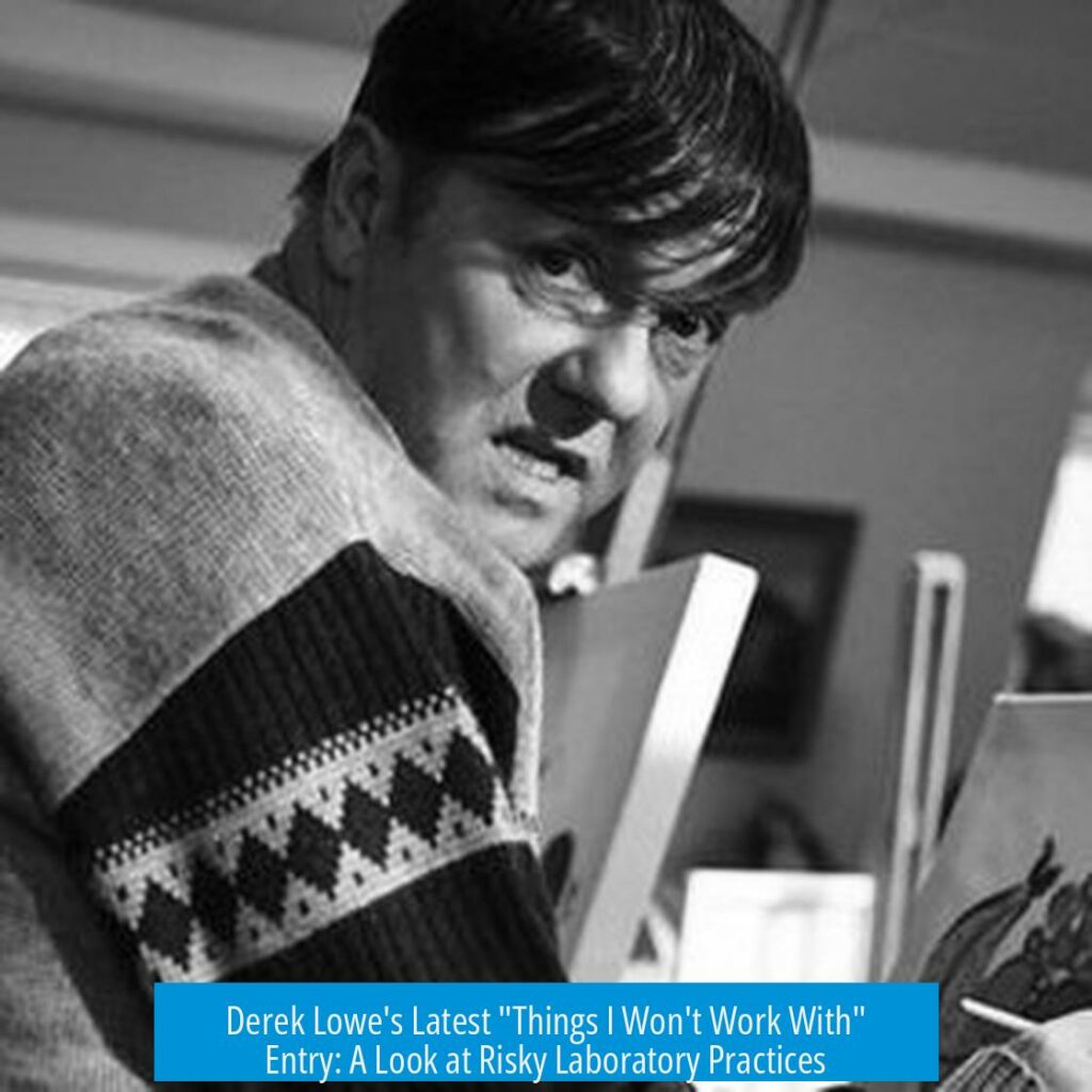 Derek Lowe's Latest "Things I Won't Work With" Entry: A Look at Risky Laboratory Practices