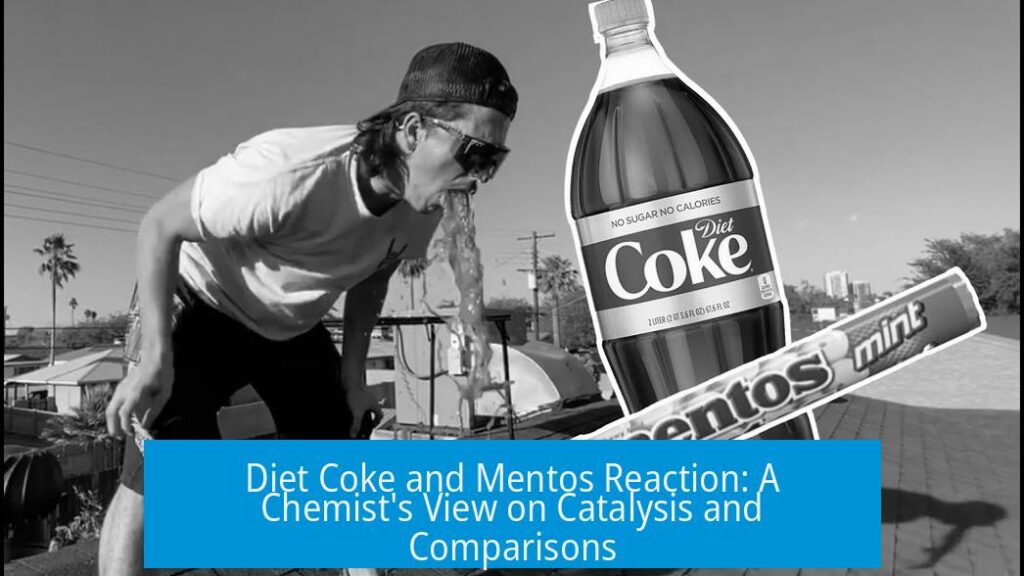 Diet Coke and Mentos Reaction: A Chemist's View on Catalysis and Comparisons