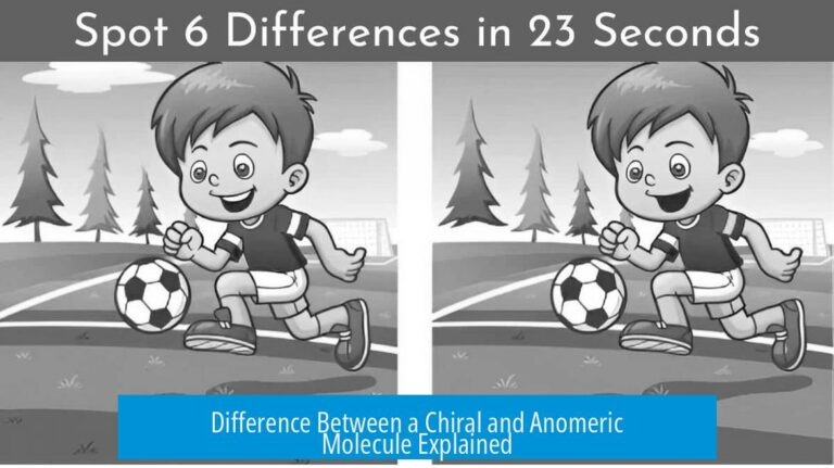 Difference Between a Chiral and Anomeric Molecule Explained