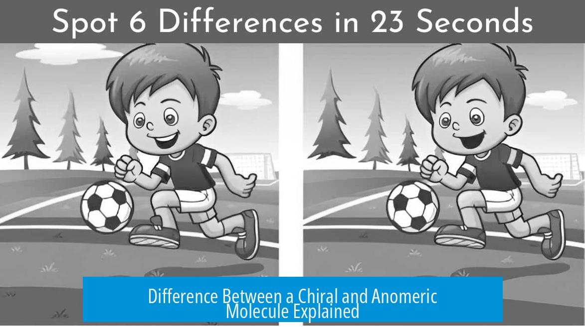 Difference Between a Chiral and Anomeric Molecule Explained