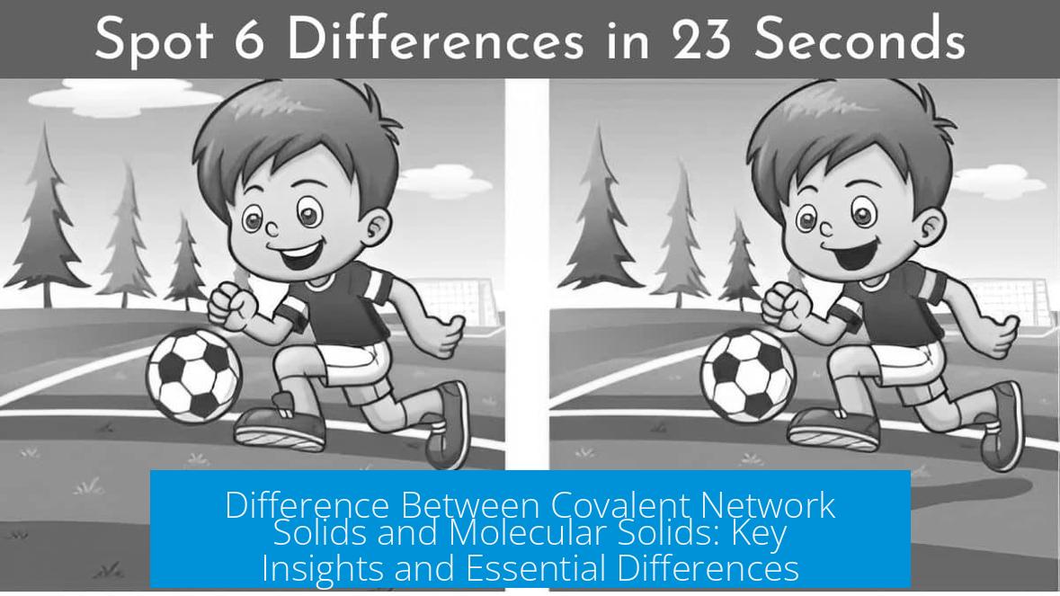 Difference Between Covalent Network Solids and Molecular Solids: Key Insights and Essential Differences