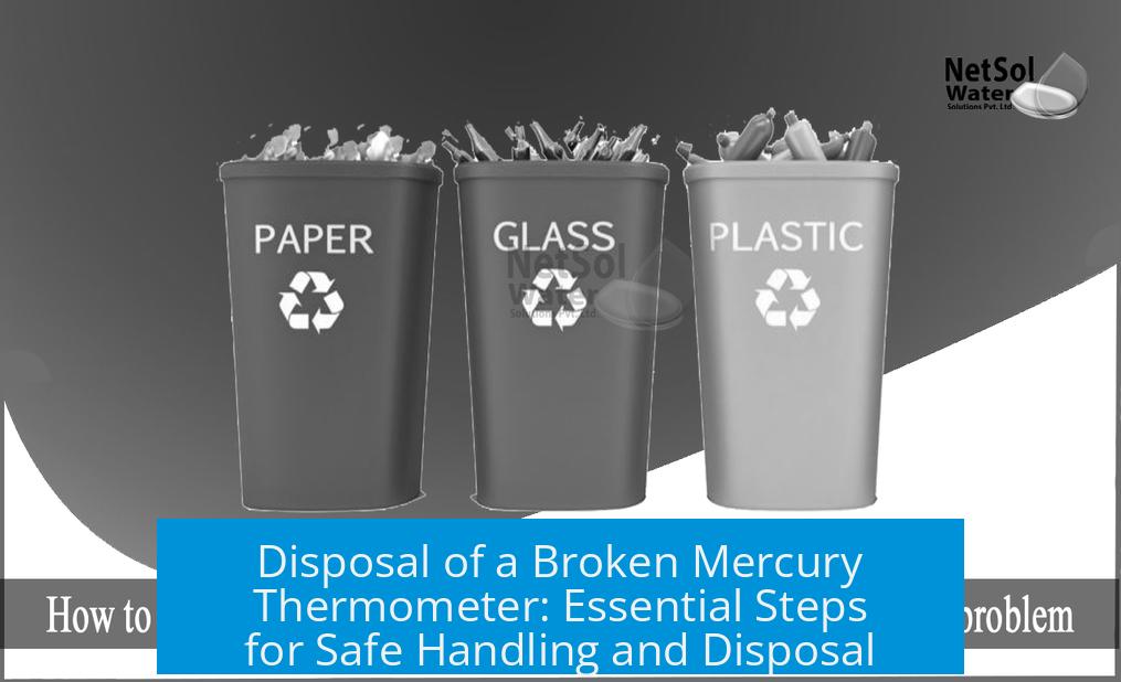 Disposal of a Broken Mercury Thermometer: Essential Steps for Safe Handling and Disposal