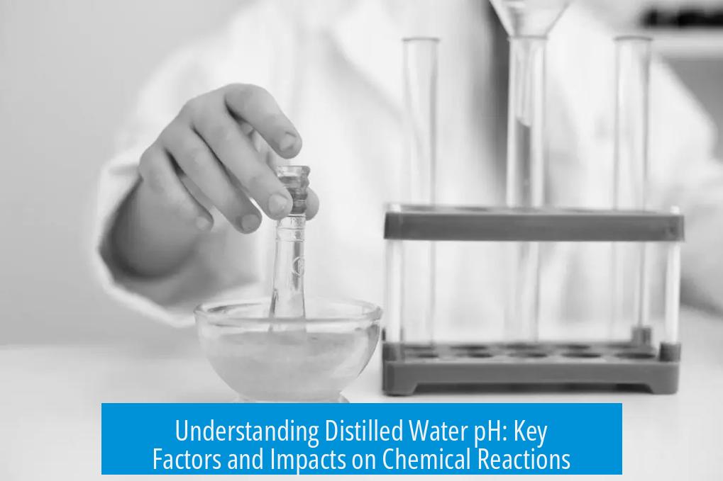 Understanding Distilled Water pH: Key Factors and Impacts on Chemical Reactions