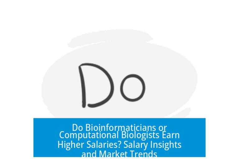 Do Bioinformaticians or Computational Biologists Earn Higher Salaries? Salary Insights and Market Trends